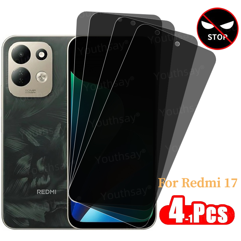 Privacy Screen Filter - Xiaomi Redmi 17 için Gizlilik Ekran