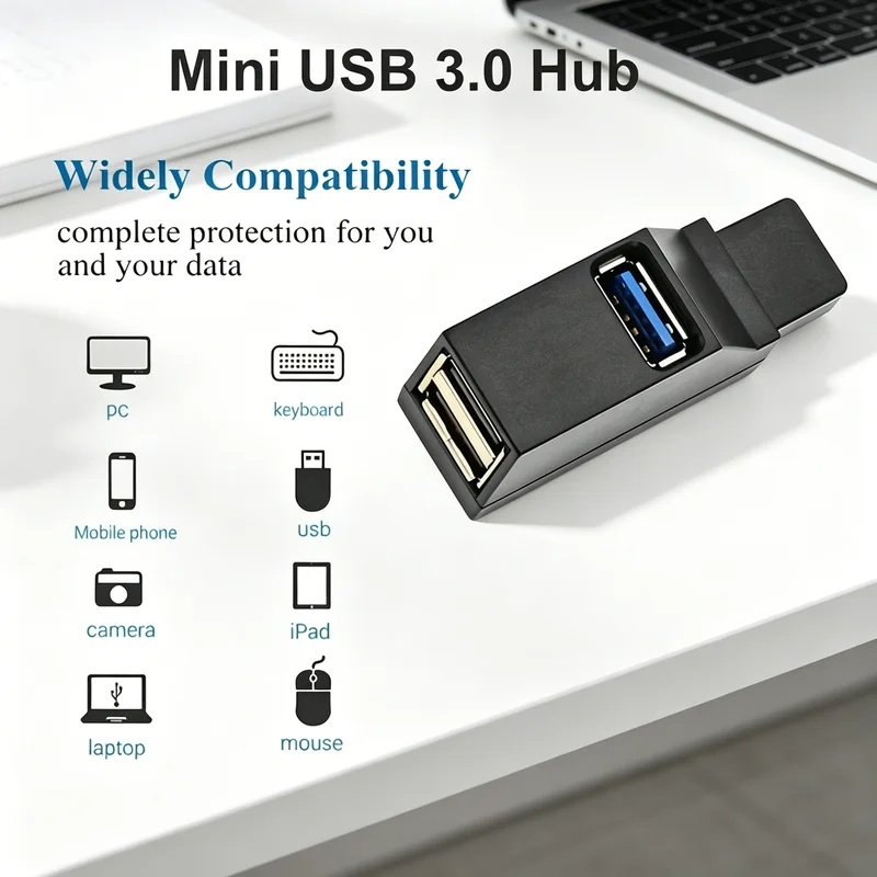 Laptop Accessories Price - USB 3.0 2.0 Döndürülebilir 3 Bağlantı