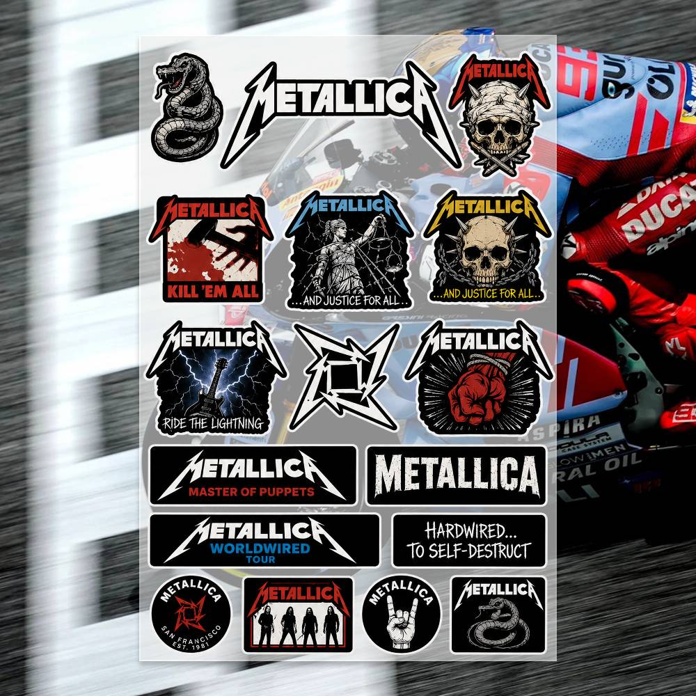 Laptop Accessories Wallpaper - M-Metallica Çıkartmalar Moto Etiket Oto Gövde