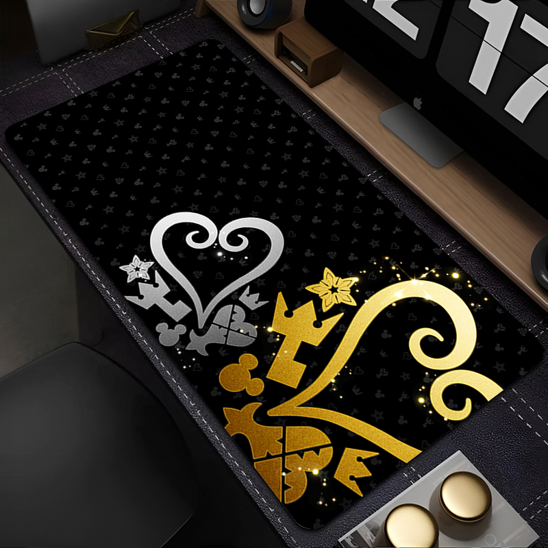 Laptop Accessories Productivity - Siyah Beyaz Anime Masaüstü Mat Ofis