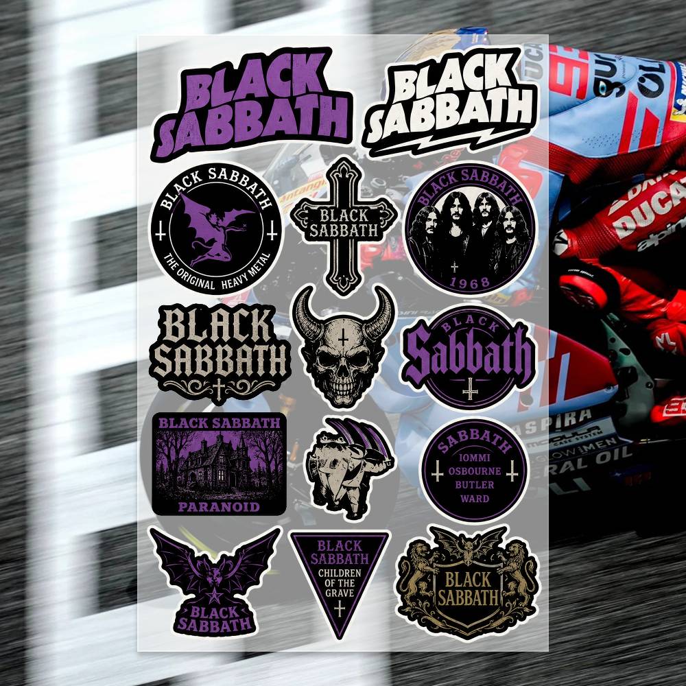 Laptop Accessories Wallpaper - B-LACK S-ABBATH Çıkartmalar Moto Etiket Oto