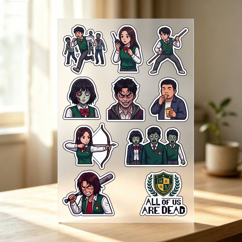 Laptop Accessories Wallpaper - 1 adet hepimiz D-Dead çıkartmaları olimiz
