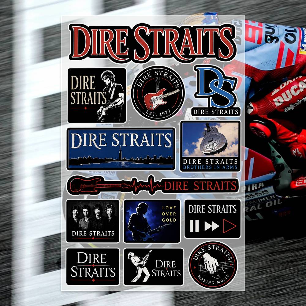 Laptop Accessories Wallpaper - D-Dire Straits Çıkartmalar Moto Etiket Oto