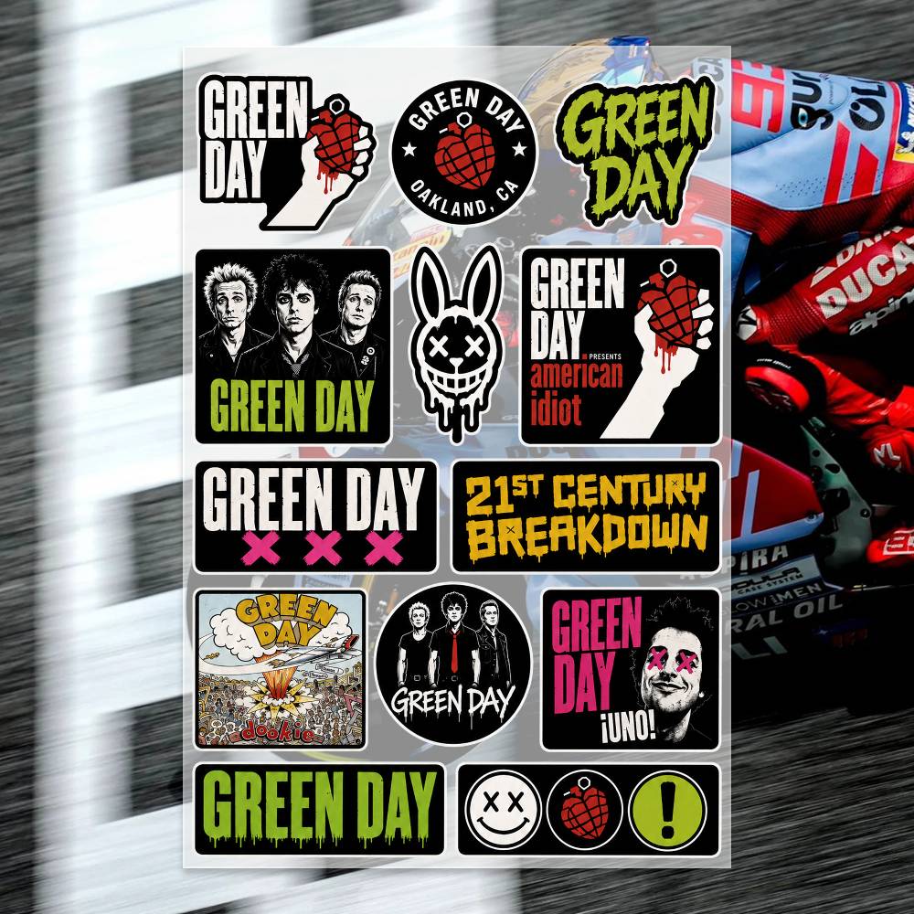 Laptop Accessories Wallpaper - G-Green Day Çıkartmalar Moto Etiket Oto