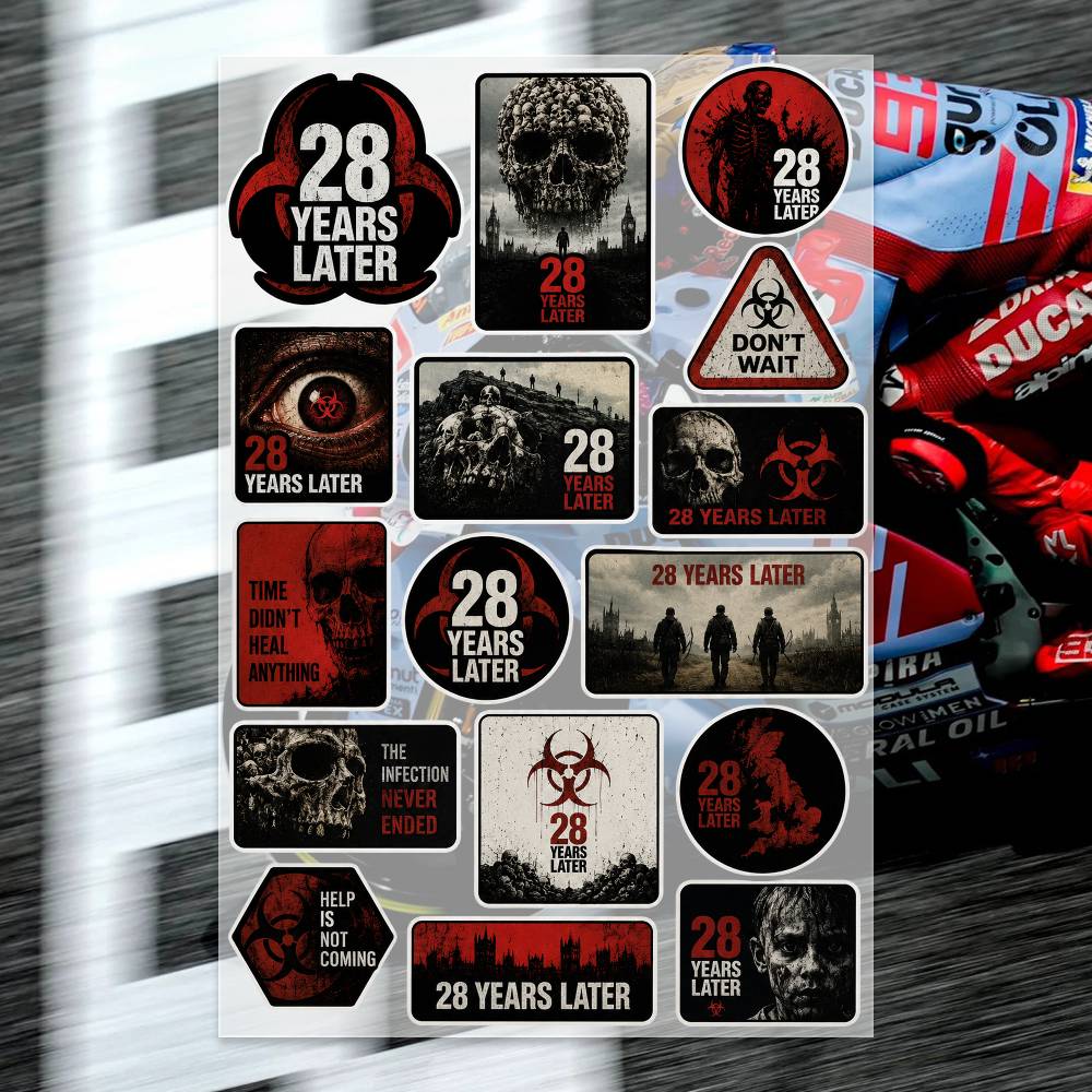 Laptop Accessories Wallpaper - 28 Y-ears L-ater Çıkartmalar Moto Etiket