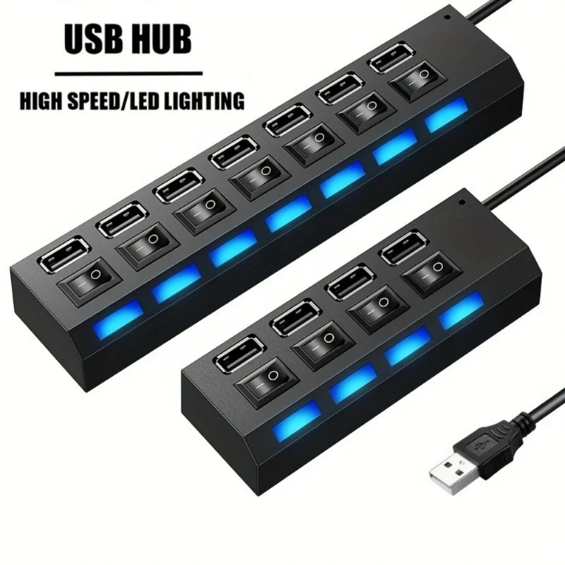 USB 2.0 Hub 4/7 Port Splitter  - Laptop Accessories Productivity incelemesi ve fiyatı