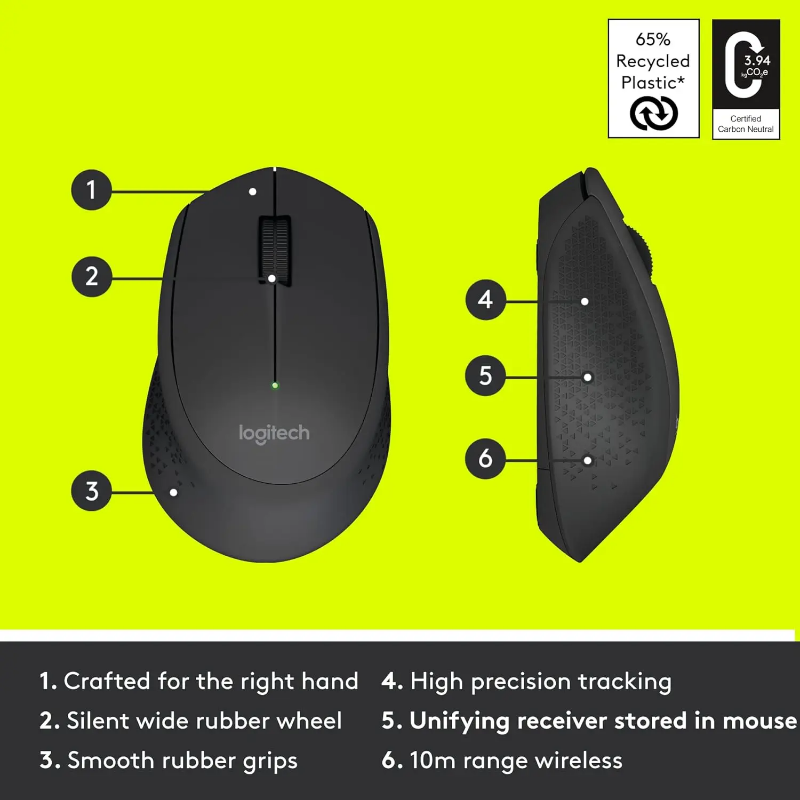 Logitech M280 Kablosuz Oyuncu  - Laptop Accessories Productivity incelemesi ve fiyatı