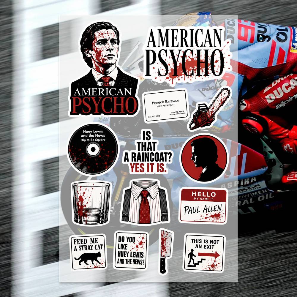 A-merican P-sycho Çıkartmalar  - Laptop Accessories Wallpaper incelemesi ve fiyatı