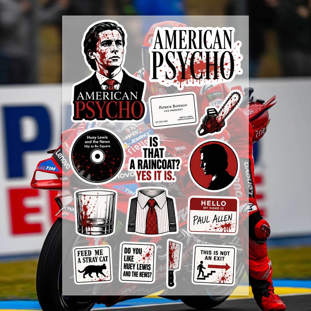 A-merican P-sycho Çıkartmalar  - Laptop Accessories Wallpaper incelemesi ve fiyatı