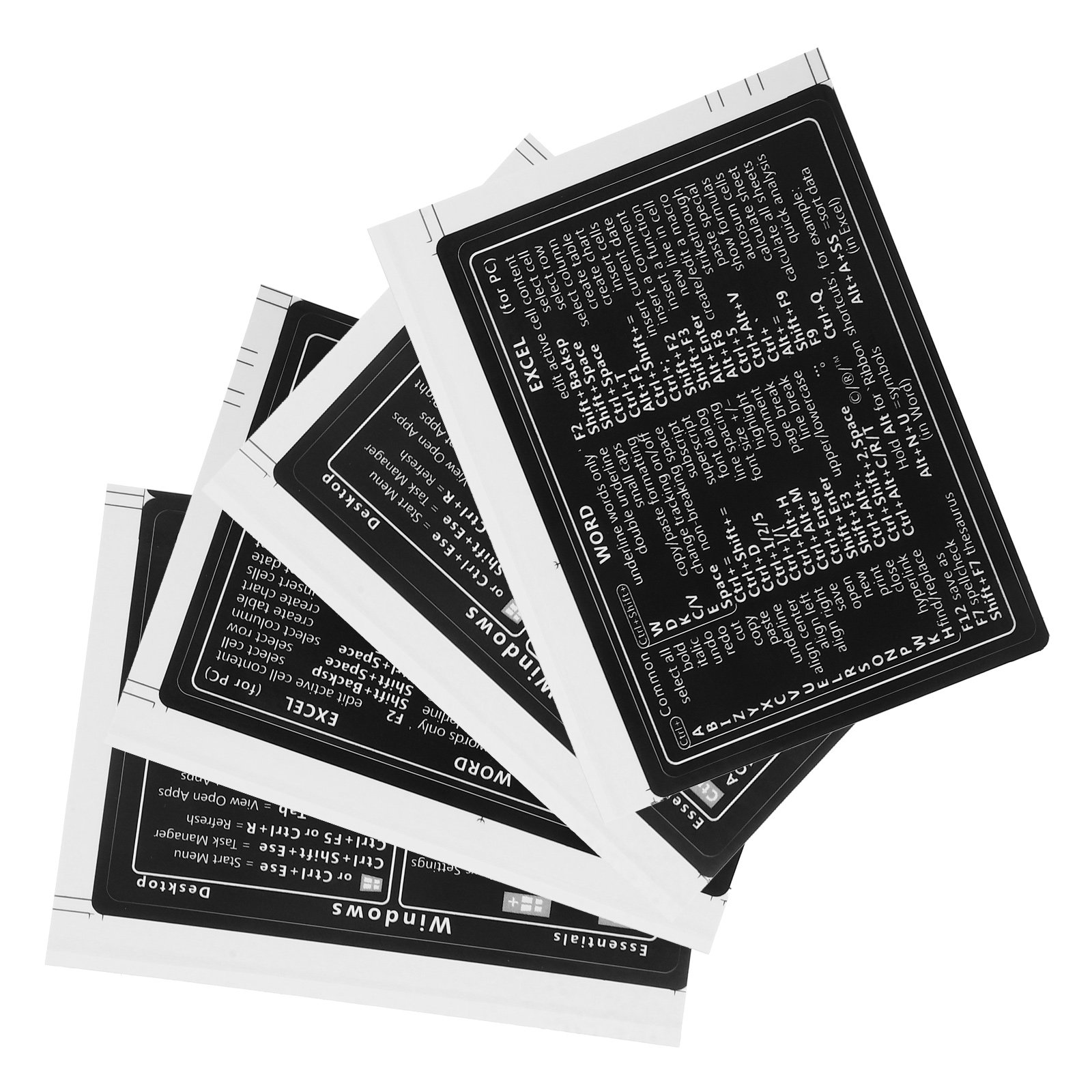 4 Yaprak Klavye Kısayol Çıkart - Laptop Accessories Productivity incelemesi ve fiyatı