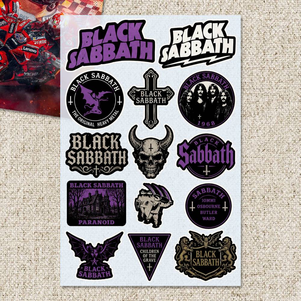 B-LACK S-ABBATH Çıkartmalar Mo - Laptop Accessories Wallpaper incelemesi ve fiyatı