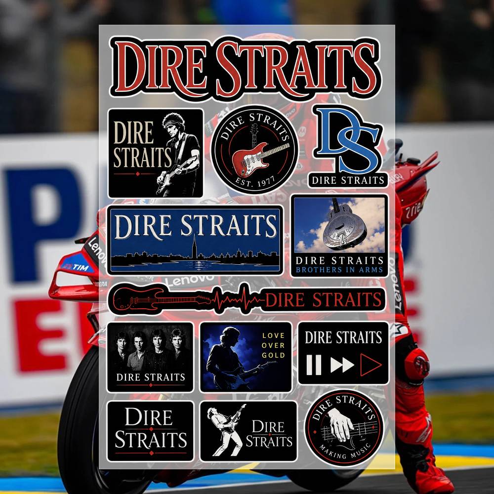 D-Dire Straits Çıkartmalar Mot - Laptop Accessories Wallpaper incelemesi ve fiyatı