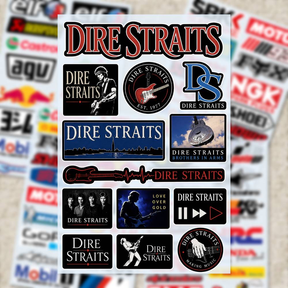 D-Dire Straits Çıkartmalar Mot - Laptop Accessories Wallpaper incelemesi ve fiyatı