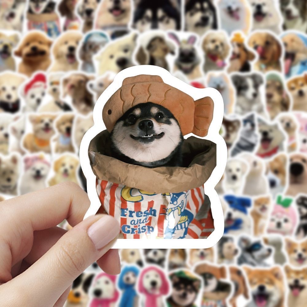 102 Adet Gerçekçi Köpek Çıkart - Laptop Accessories Cute incelemesi ve fiyatı