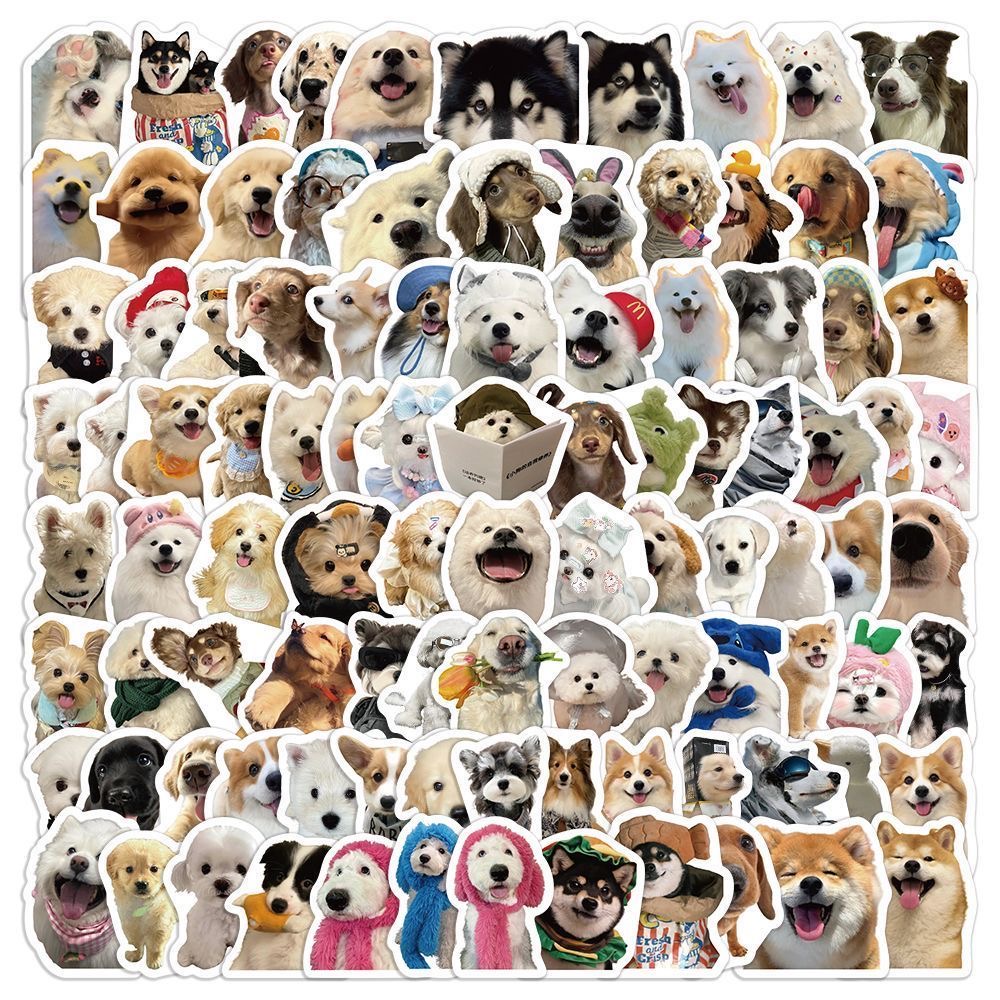 102 Adet Gerçekçi Köpek Çıkart - Laptop Accessories Cute incelemesi ve fiyatı