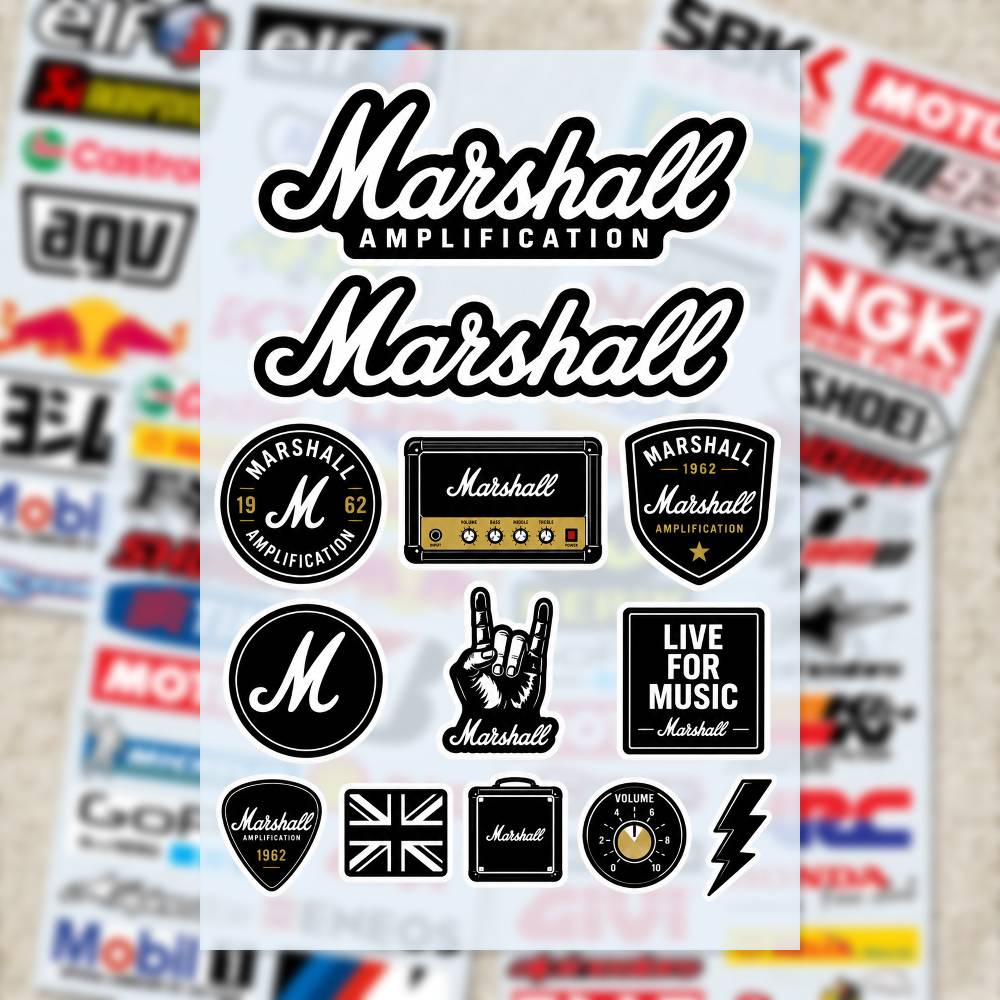 M-arshall Çıkartmaları Moto Çı - Laptop Accessories Wallpaper incelemesi ve fiyatı