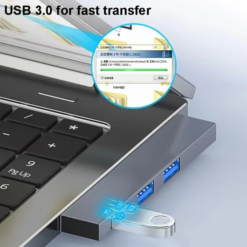 USB C HUB 3.0 Tip C 3.1 4 Port - Apple Accessories Laptop incelemesi ve fiyatı